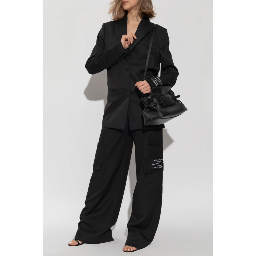 Off White Cargo broek Black Dames