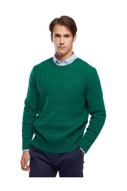 Lambswool Cable Crewneck Strickpullover