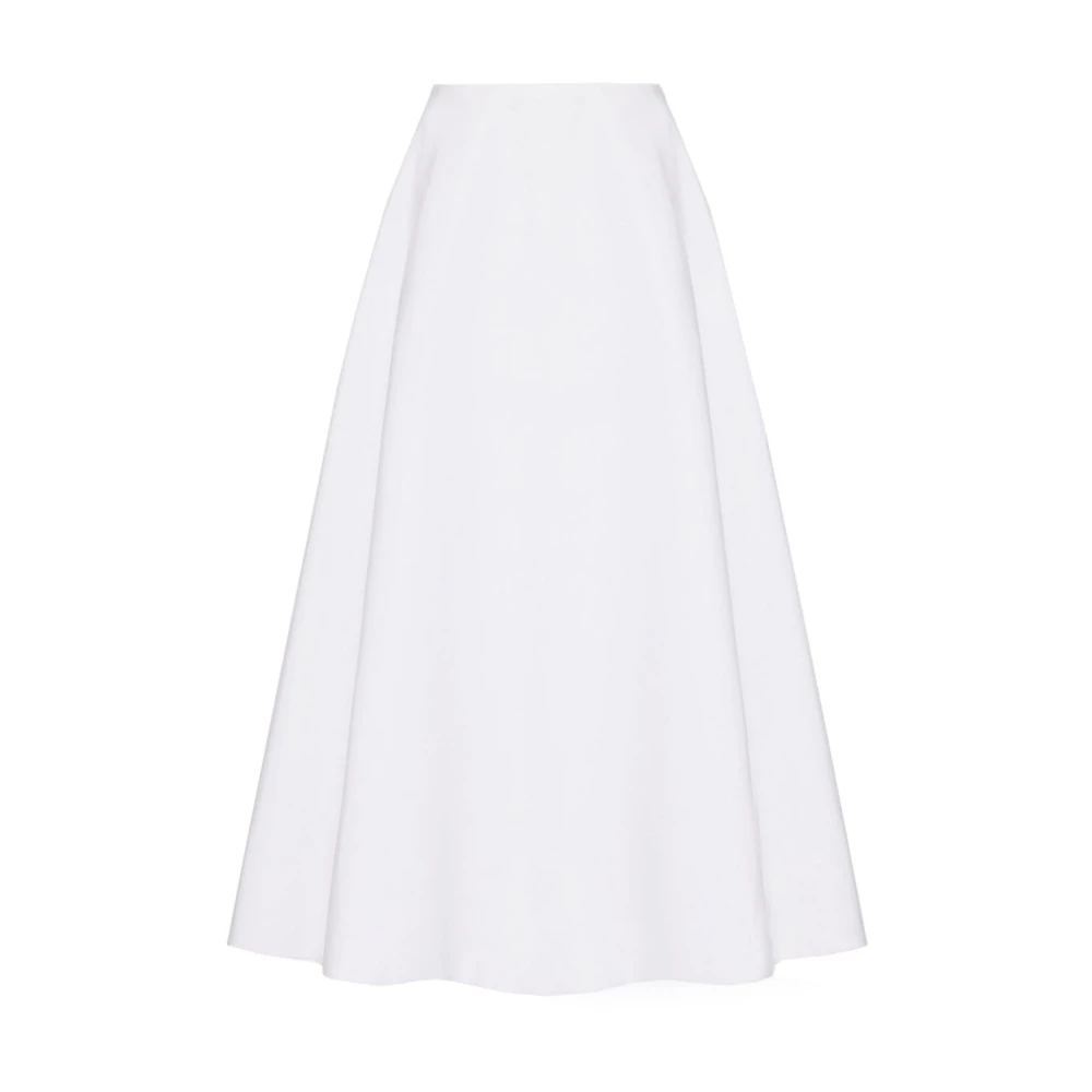 Valentino Garavani Elegante Zwarte Rok 4B0Rabc15Dn001 White Dames