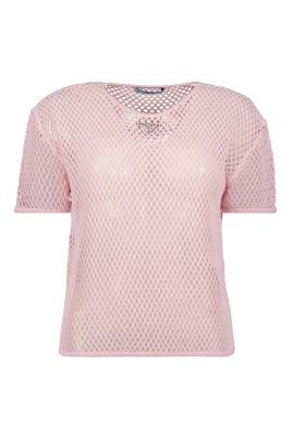Bomull Mesh Topp Vår-Sommar Kollektion