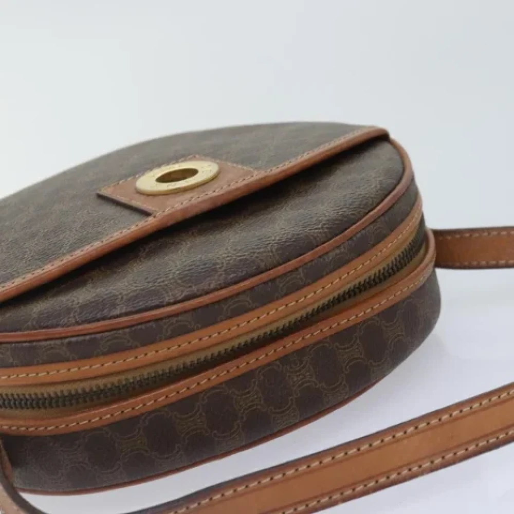 Celine Vintage Pre-owned Leather celine-bags Brown Dames