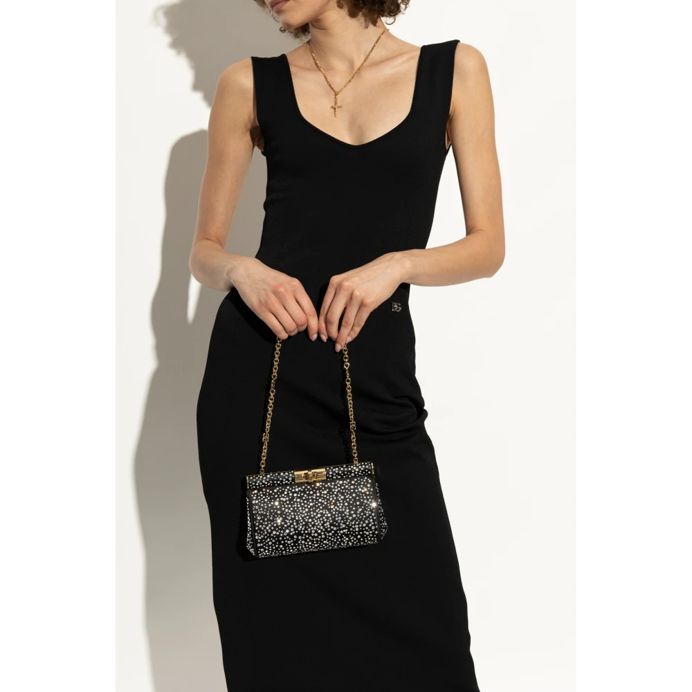 Dolce & Gabbana Schoudertas Marlene Medium Black Dames