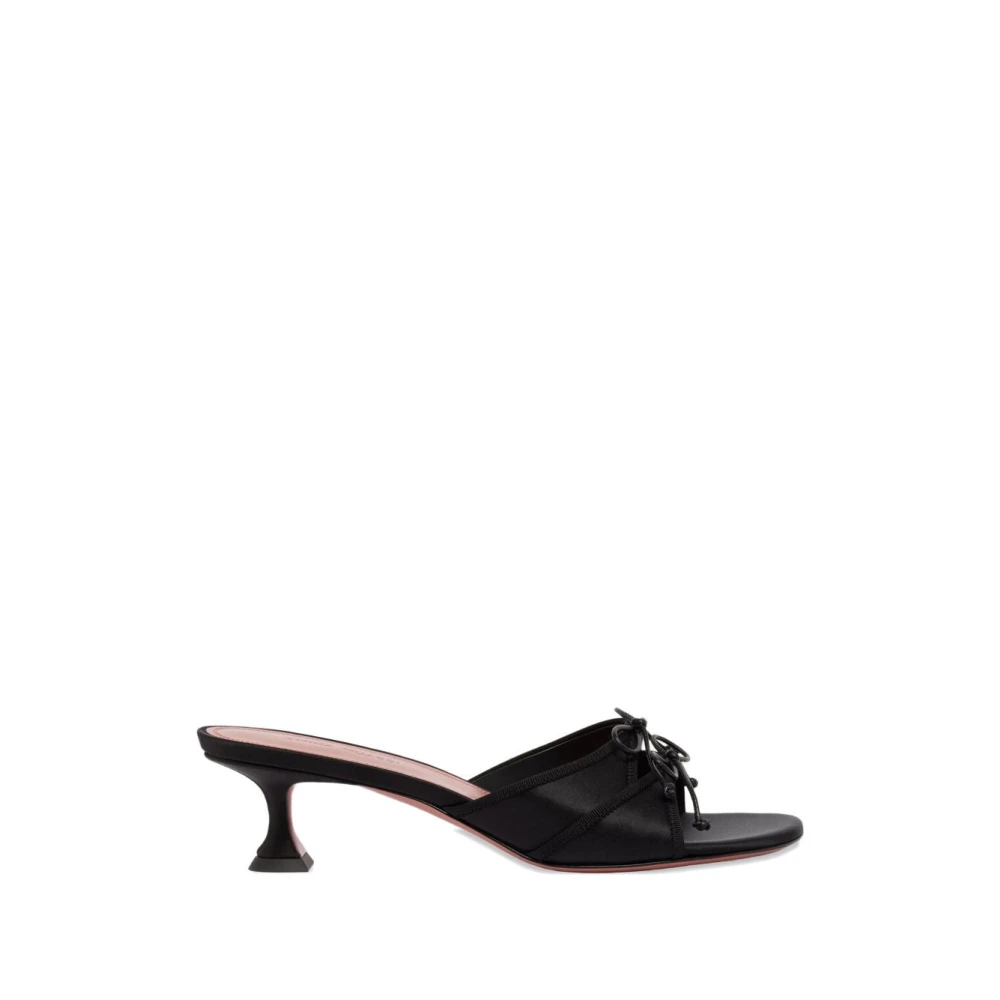 Amina Muaddi Mujer Negro Zapatos, Talla: 41 Eu