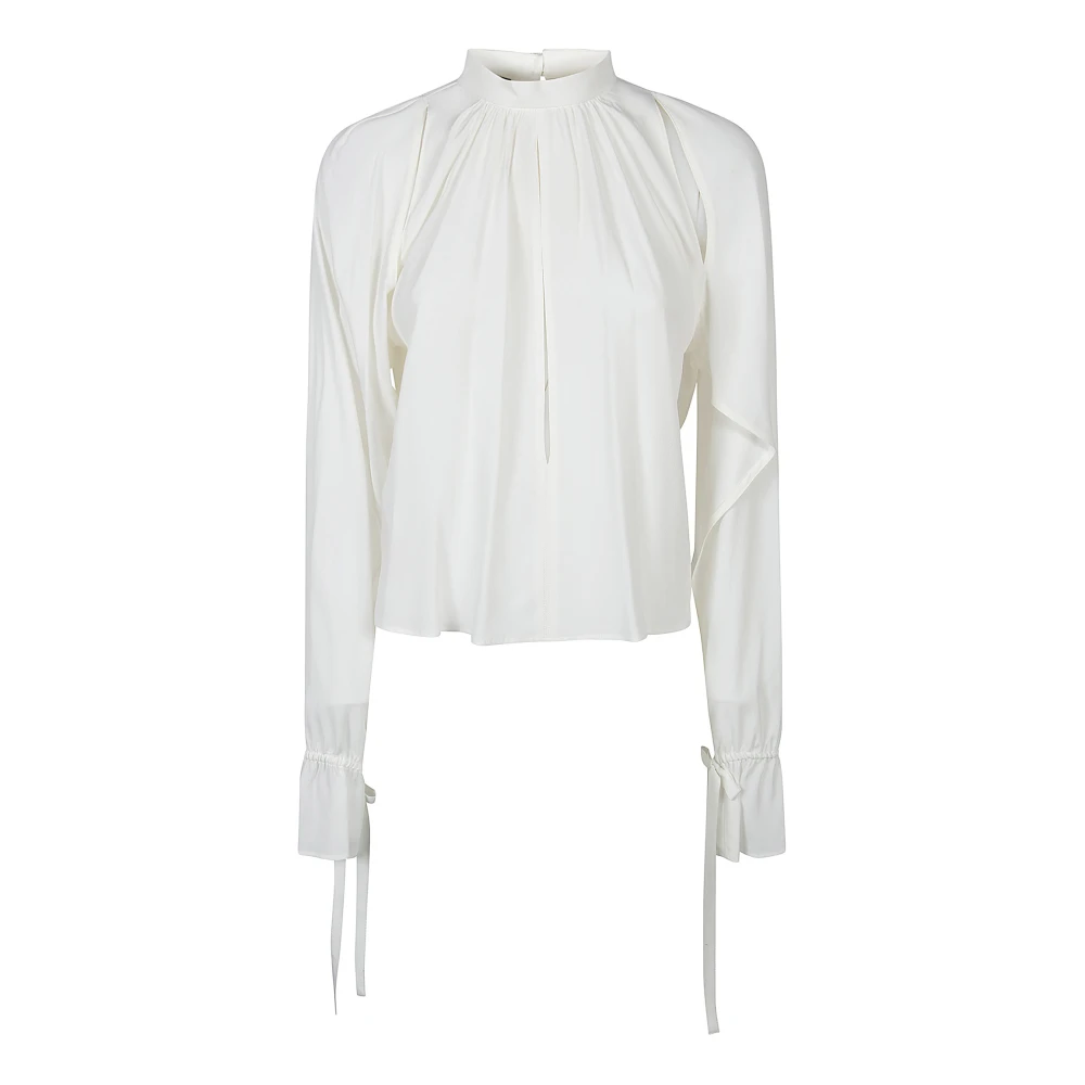 Pinko Shirt met uitsnijdingen White Dames