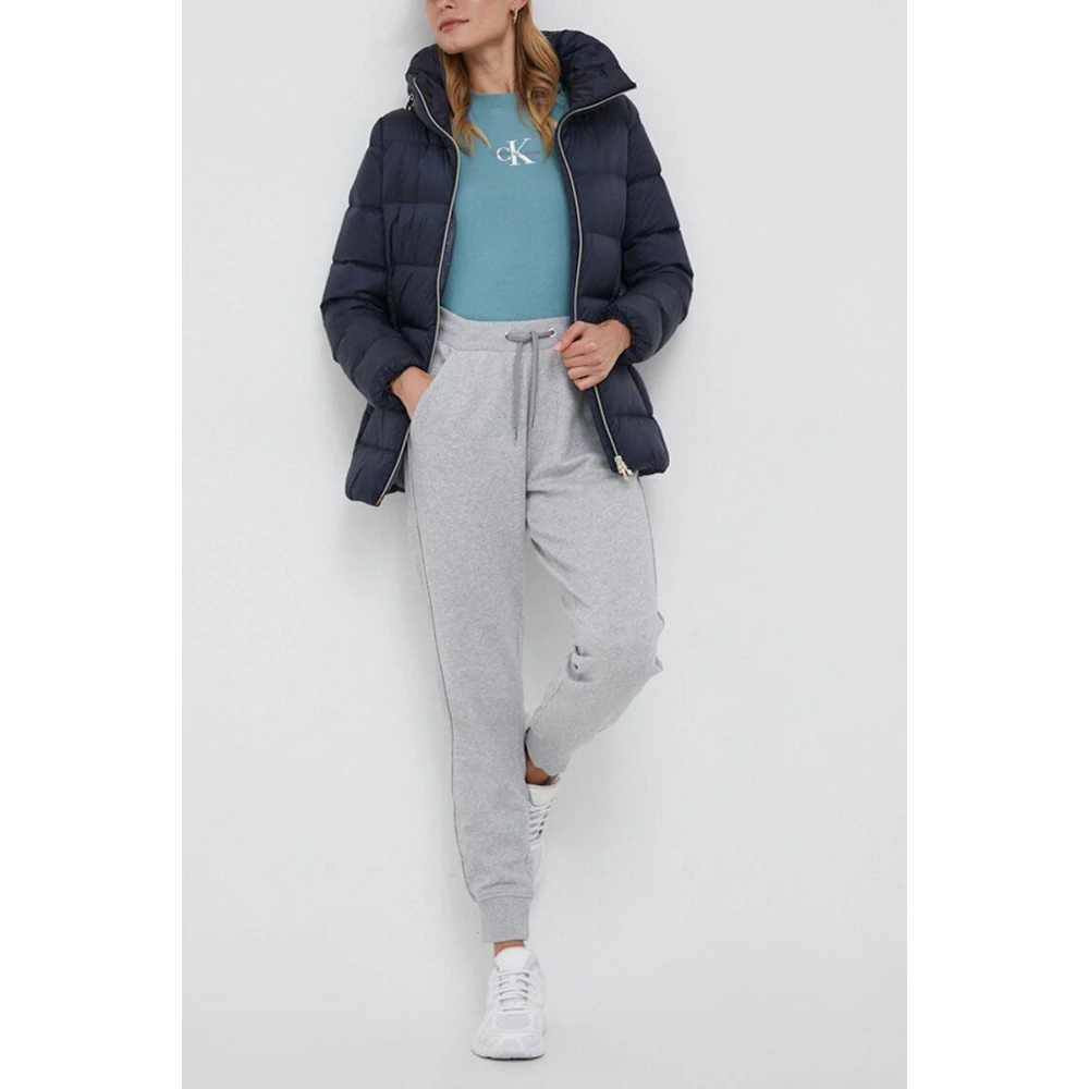Geox Ademende Polyester Jas Charlene W3626E T2562 Blue Dames