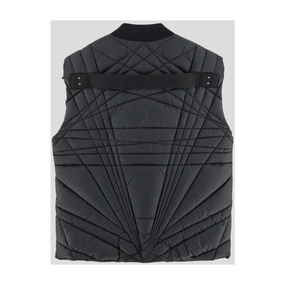 Moncler Flight Vest in Polyester Black Heren
