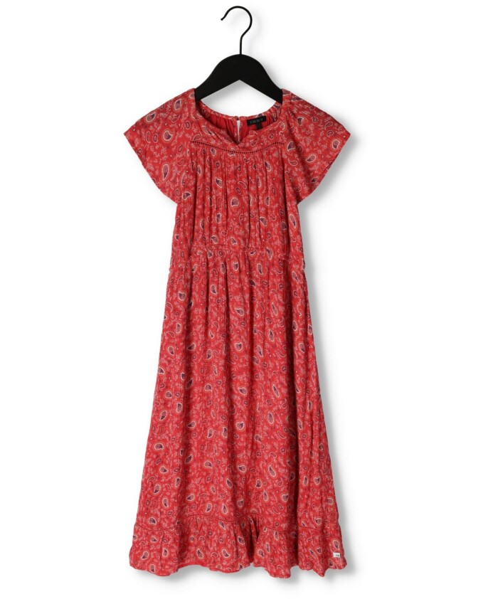 meisjes-maxi-jurk-rood