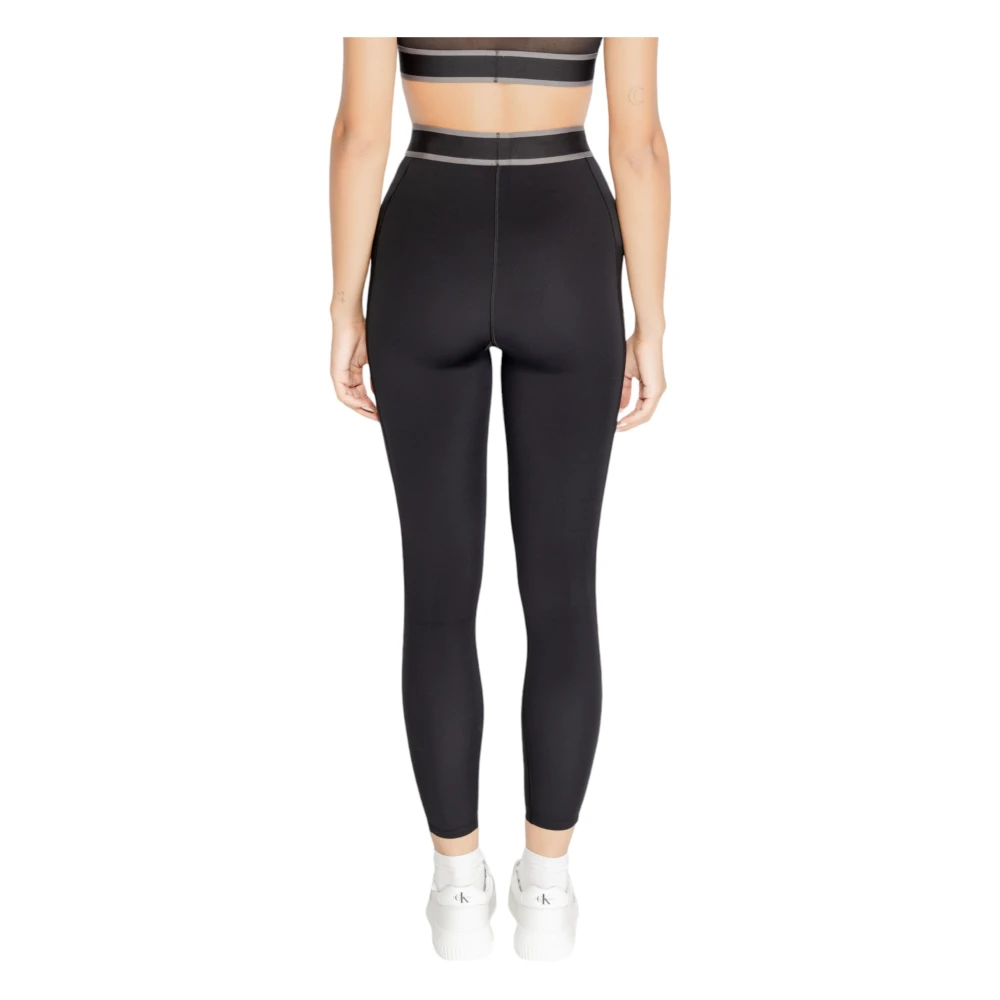 Calvin Klein Zwarte Slip-on Leggings Black Dames