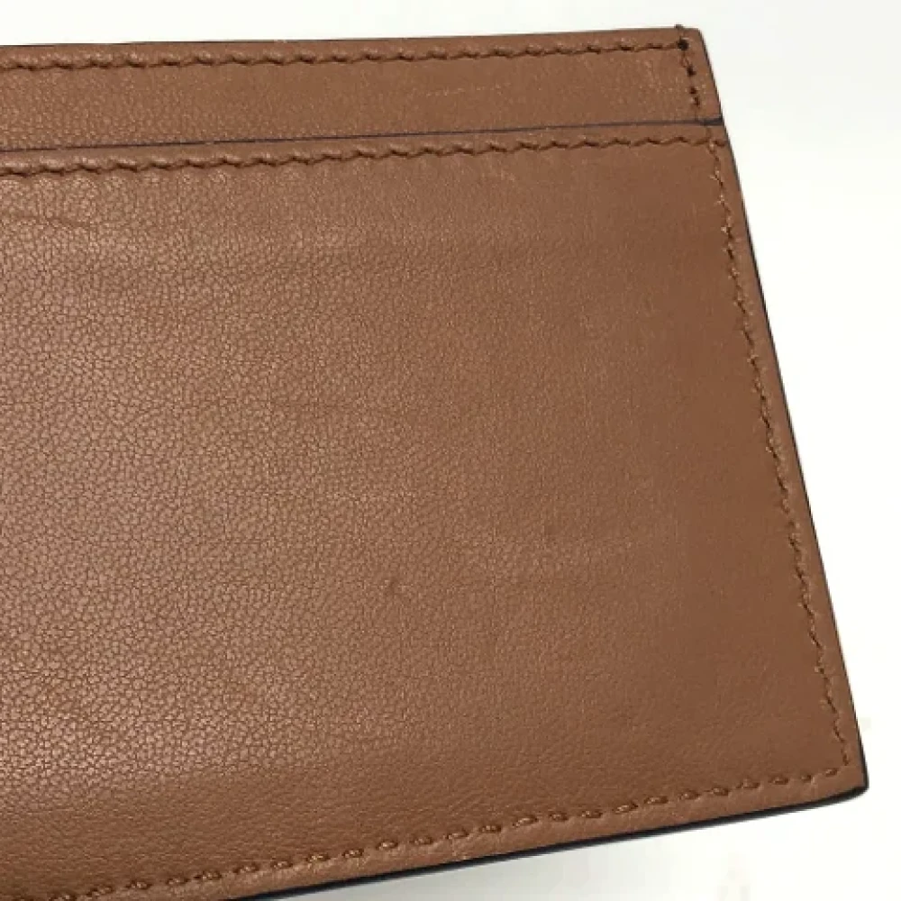 Celine Vintage Pre-owned Leather home-office Blue Dames