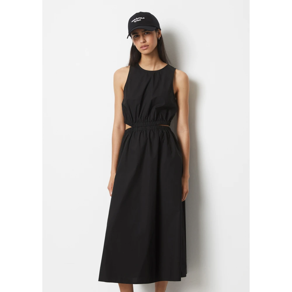 Marc O'Polo Jurk met uitsnijding Black Dames