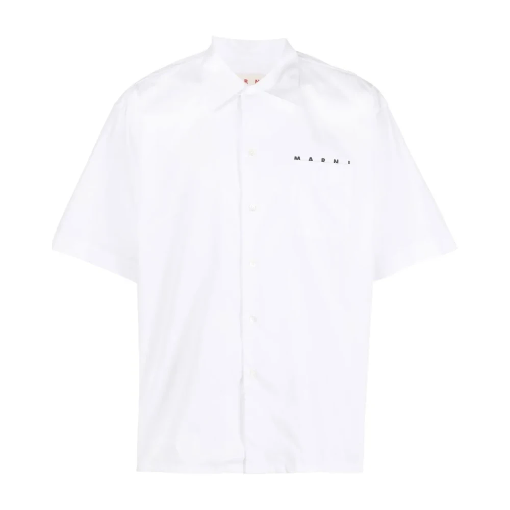 Marni Witte Shirt voor Mannen White Heren