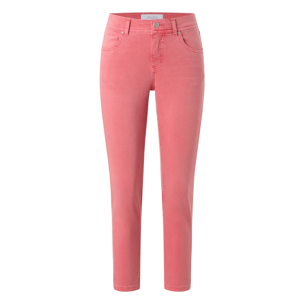 Angels Cropped Jeans Pink Dames
