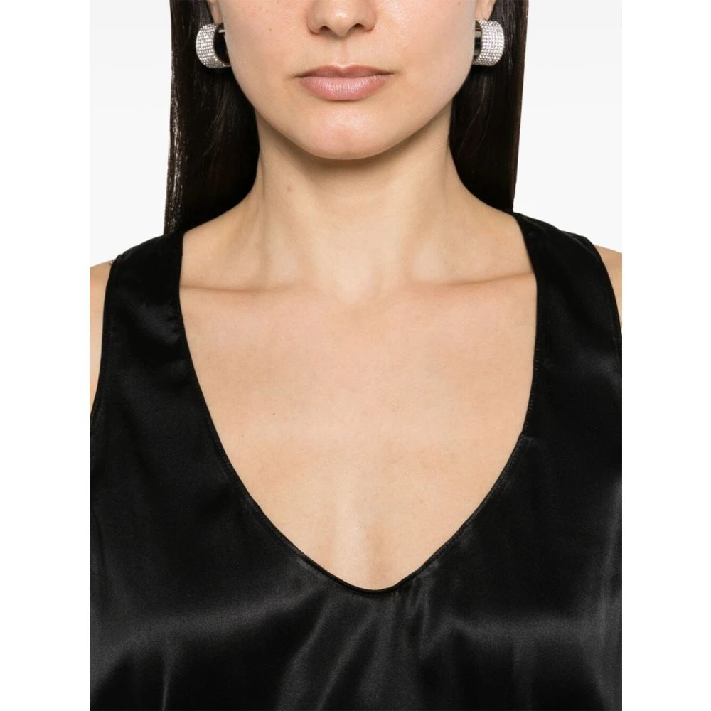 pinko Nero Limousine Marzemino Stijlvolle Jurk Black Dames