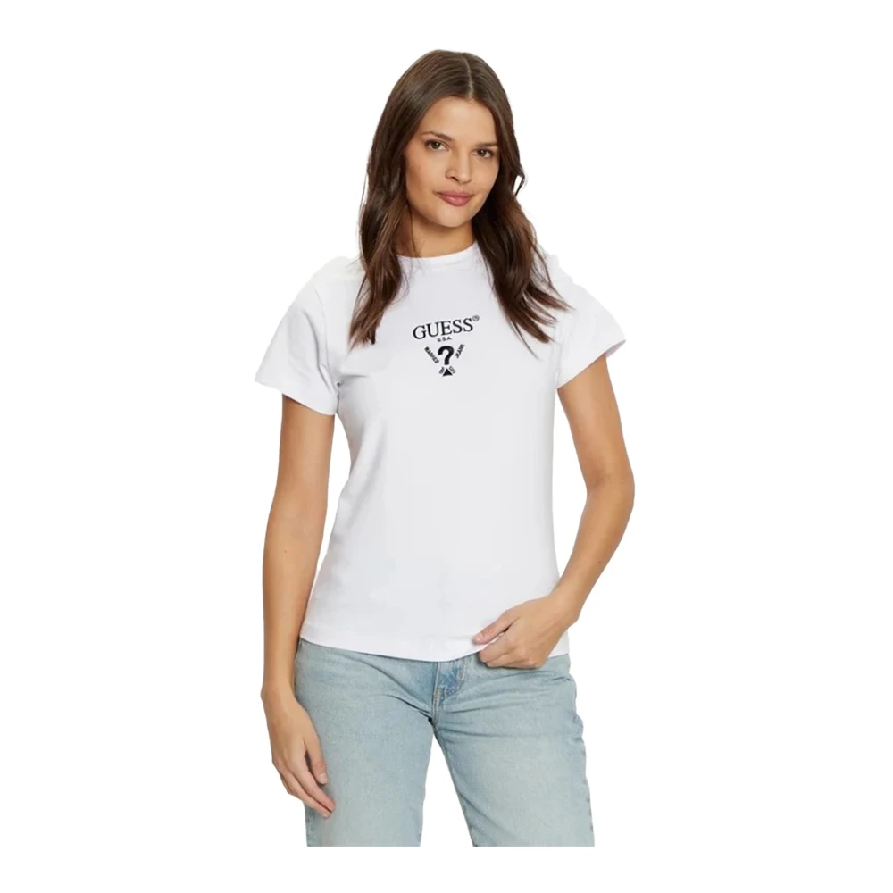 Guess - Tops > T-Shirts - White - Guess - Modalova