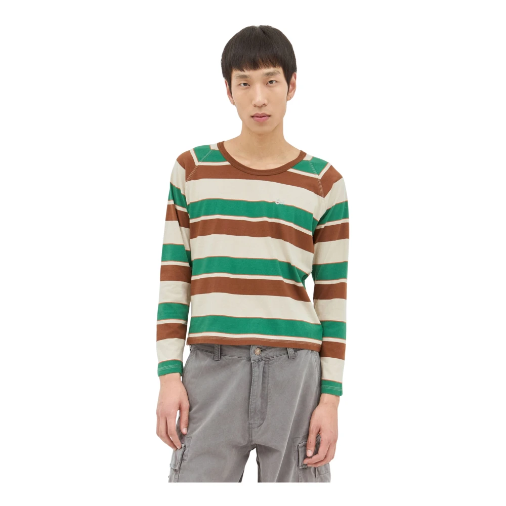 ERL Gestreept Katoenen Longsleeve T-shirt Multicolor Heren