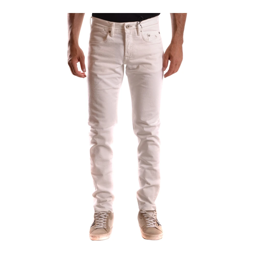 Siviglia Slim-fit Jeans Upgrade Stijlvol Tijdloos Ontwerp White Heren