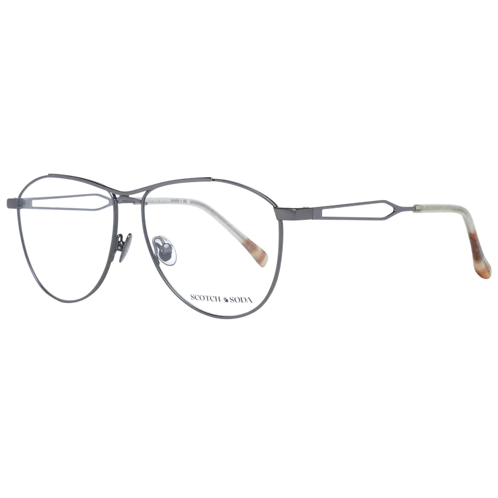 Scotch & Soda Gunmetal Aviator Optische Brillen voor Mannen Gray Heren