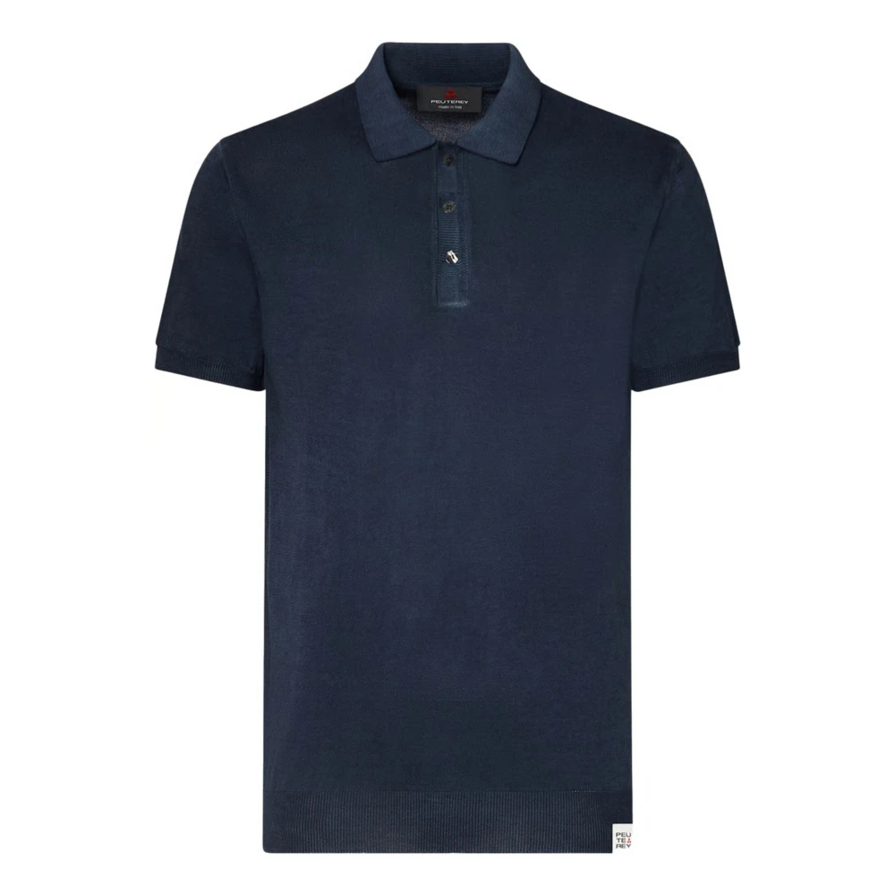 Peuterey Men's Blue Cotton Polo Shirt - Polo Shirts - L - Tops