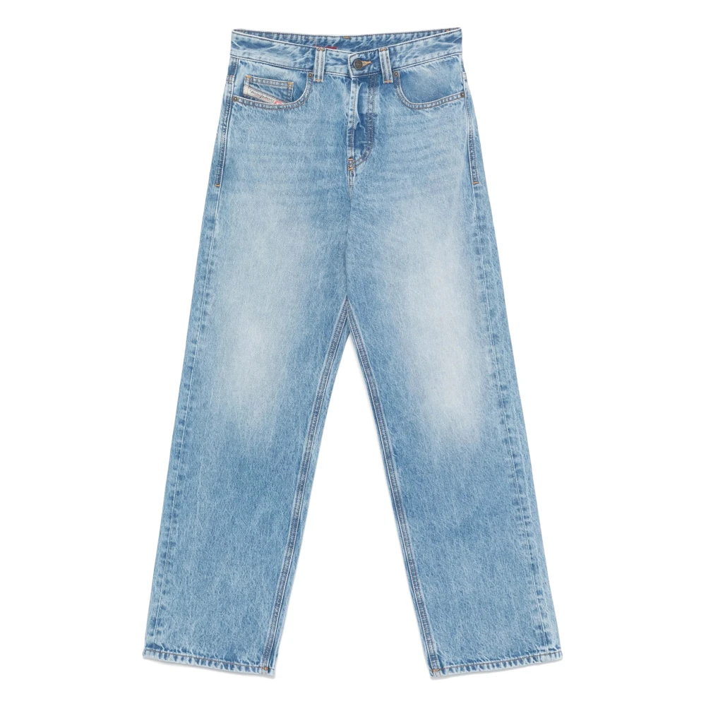 Diesel Blue Jeans - Male - Straight Fit Jeans - W32 - Jeans