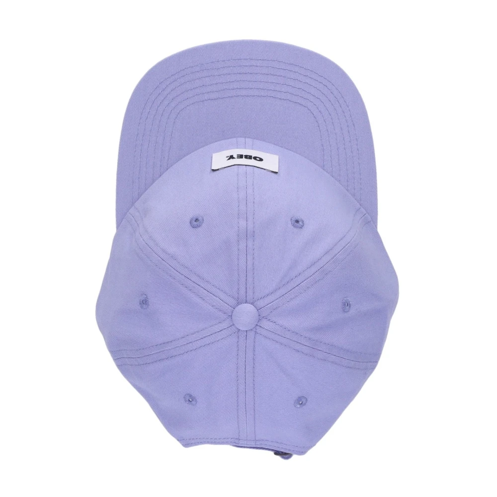 Obey Digitale Violet Gebogen Klep Pet Purple Heren