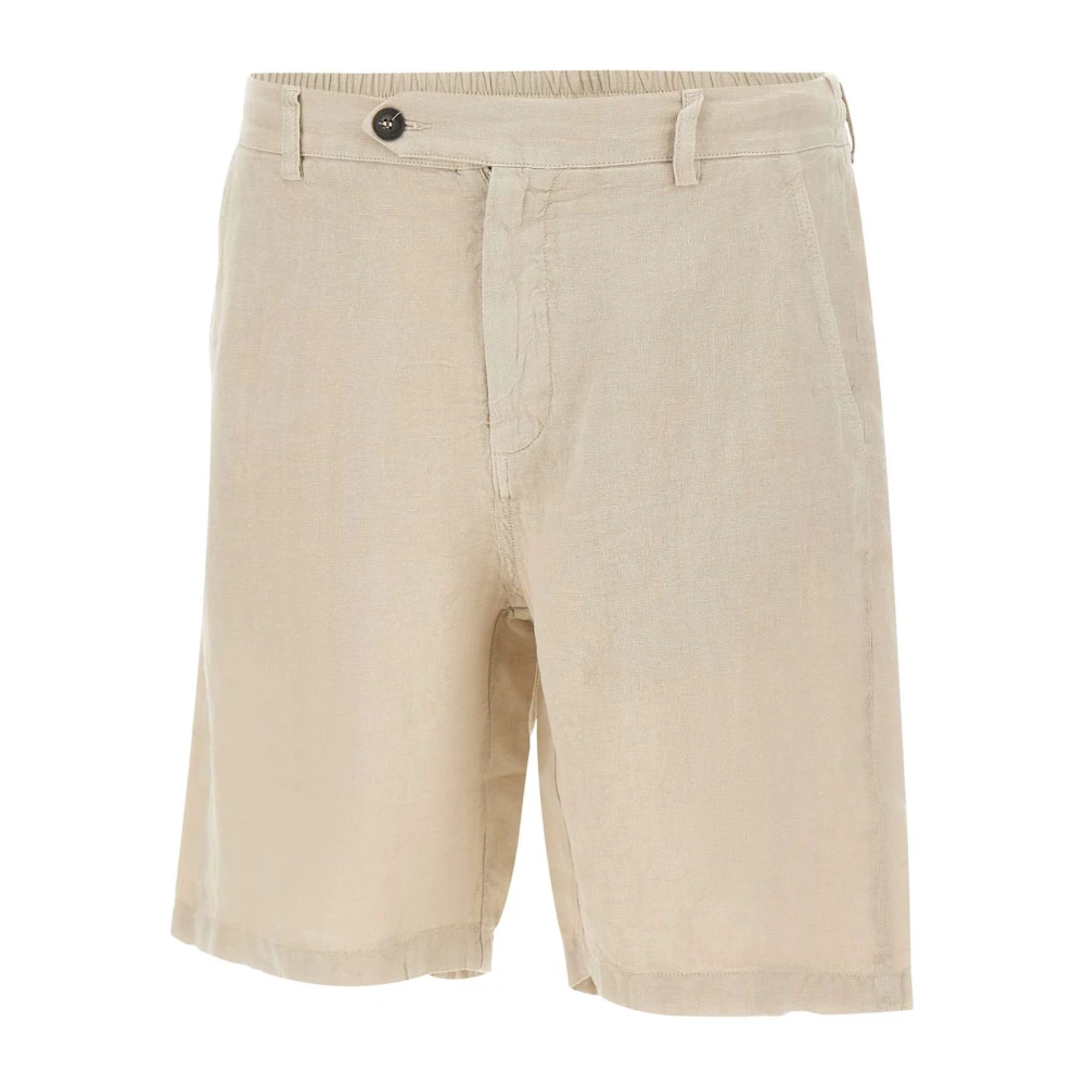 Mc2 Saint Barth Beige Casual Shorts, Male, S, Sebastian Shorts