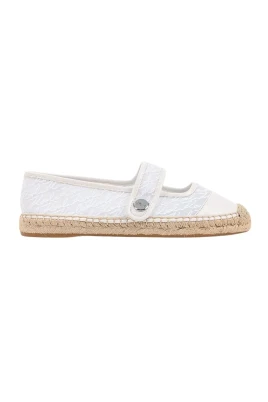 Kamini Texturerad Mary Jane Espadrill
