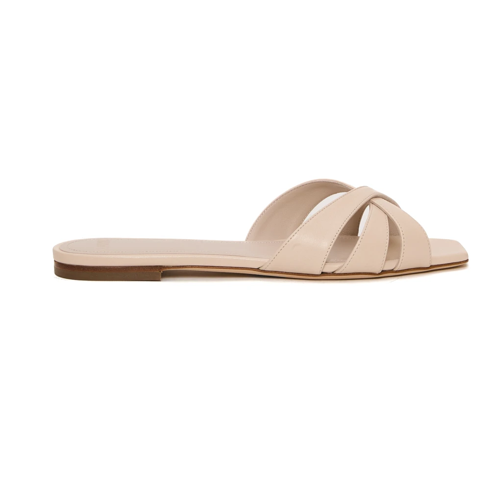 3JUIN Vita Läder Chic Sandaler White, Dam