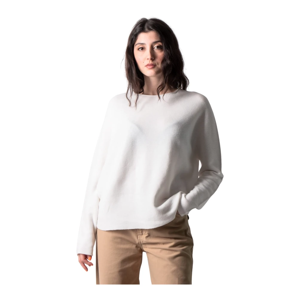 Drykorn Offwhite Pullover voor Moderne Vrouw White Dames
