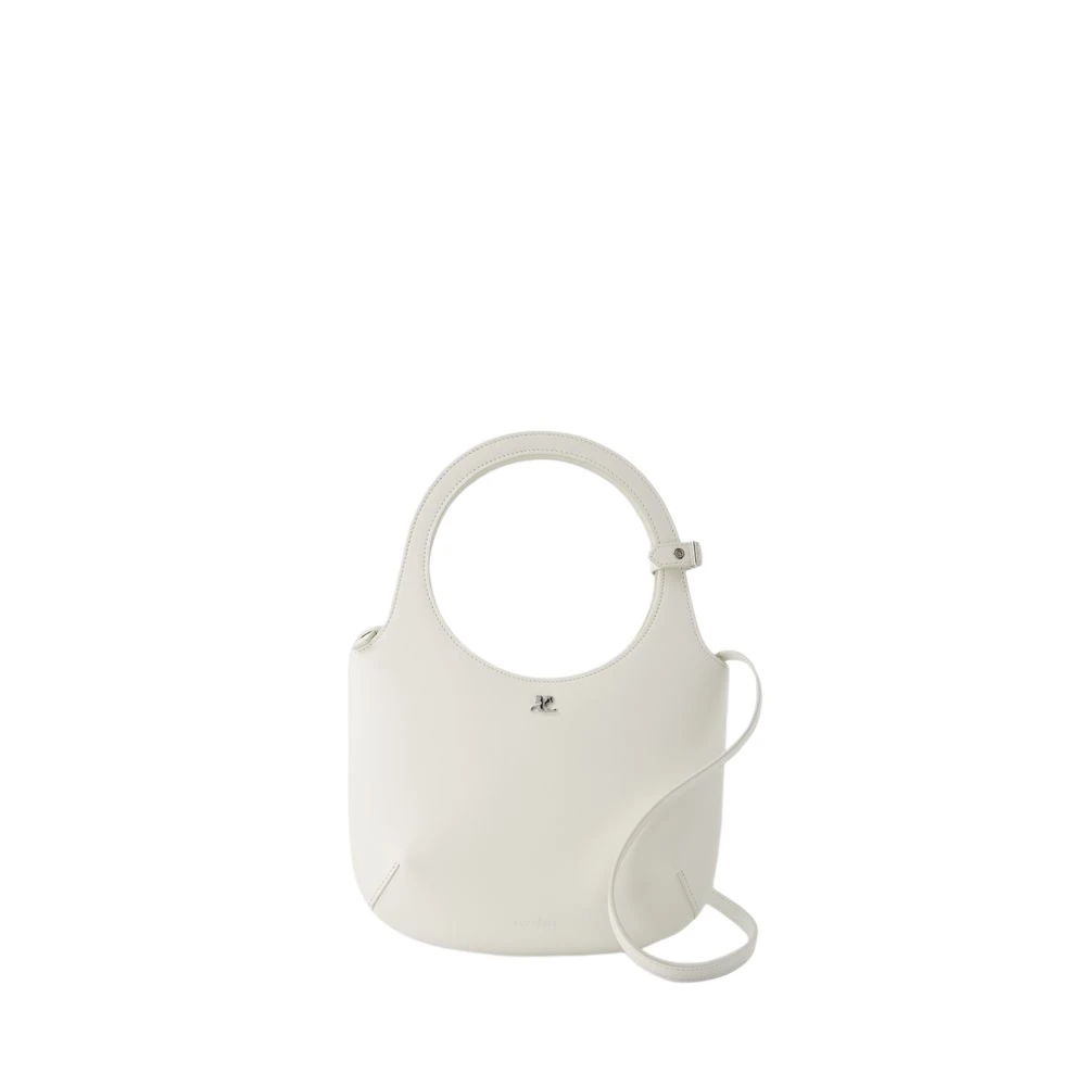 Courrèges Off White Leren Tas White Dames