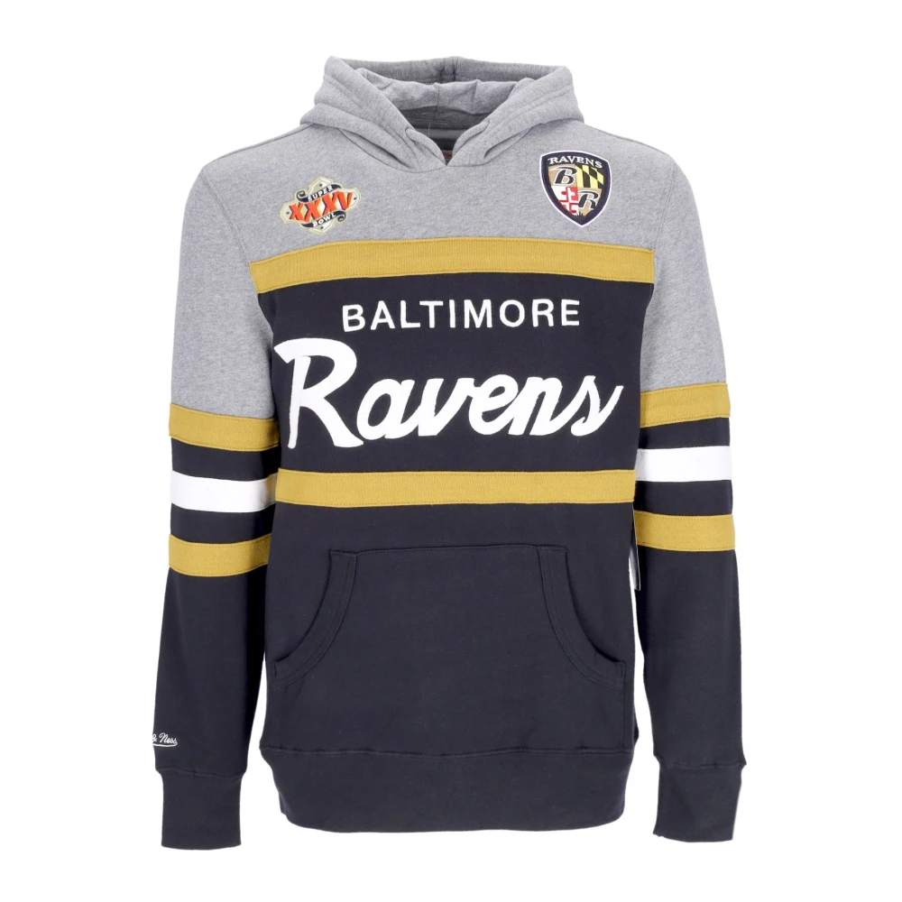 Mitchell & Ness Baltimore Ravens Headcoach Hoodie Zwart Multicolor Heren