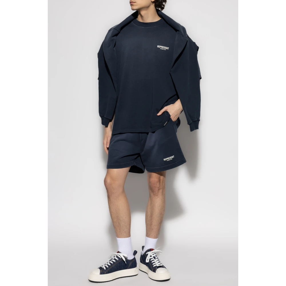 Represent Owners Club T-Shirt Blue Heren