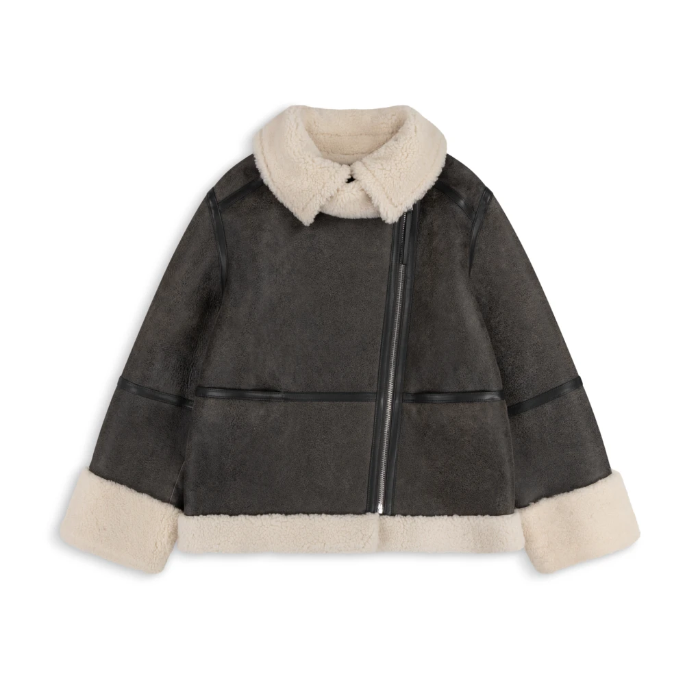 Axel Arigato Horizon Shearling Jack Gray Dames