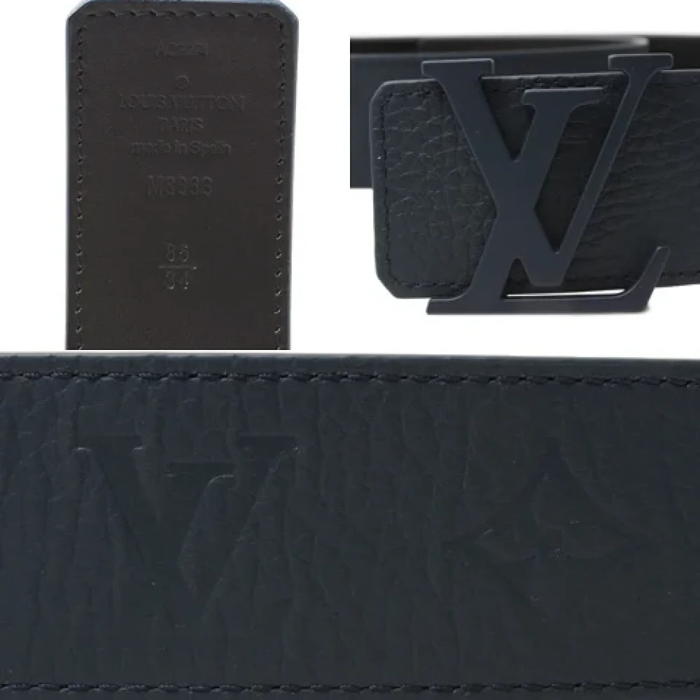 Louis Vuitton Vintage Pre-owned Fabric belts Black Heren