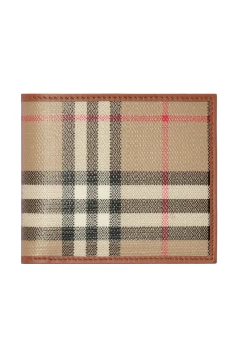Vintage Check Bi-Fold Plånbok