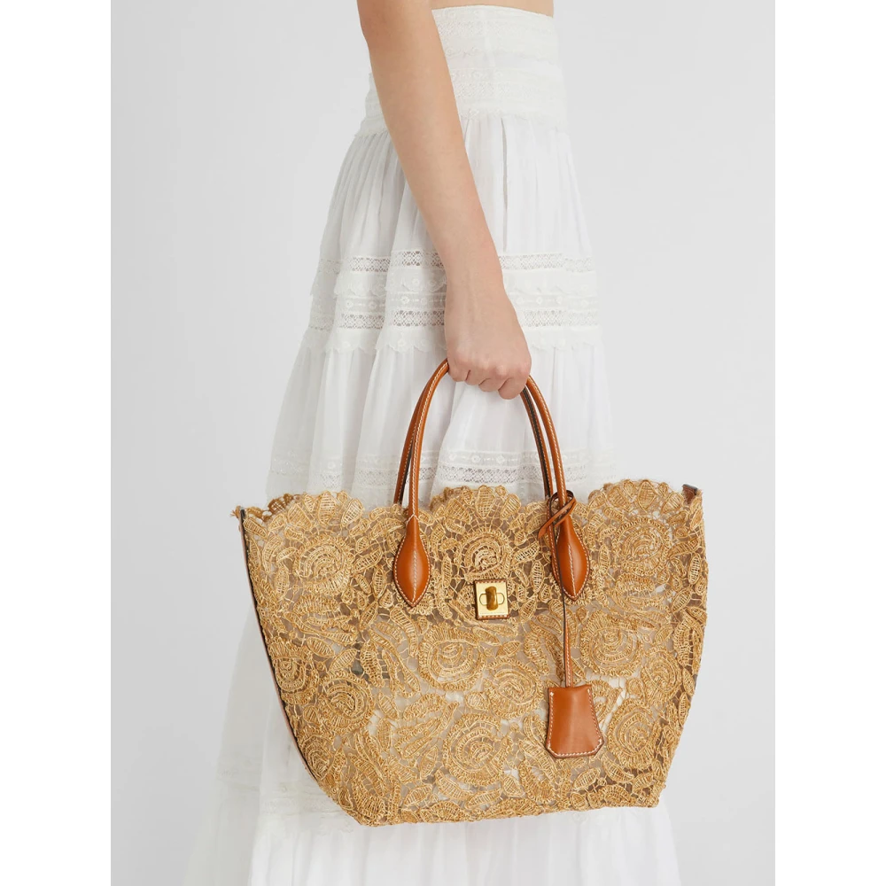 Ermanno Scervino Stijlvolle Winkel Tas Beige Dames