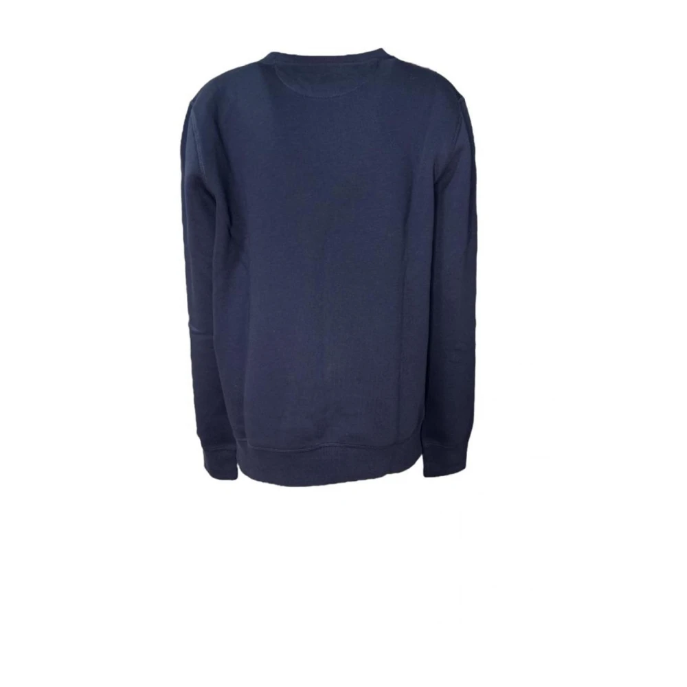Gant Gedrukte Sweatshirts & Hoodies Elastische Band Blue Heren