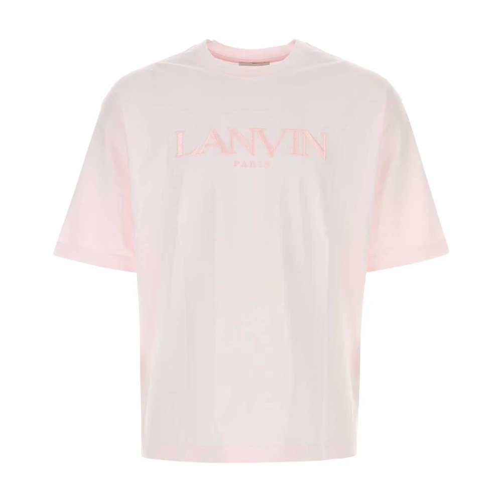 Lanvin Pastellrosa Bomull T-shirt Pink, Herr