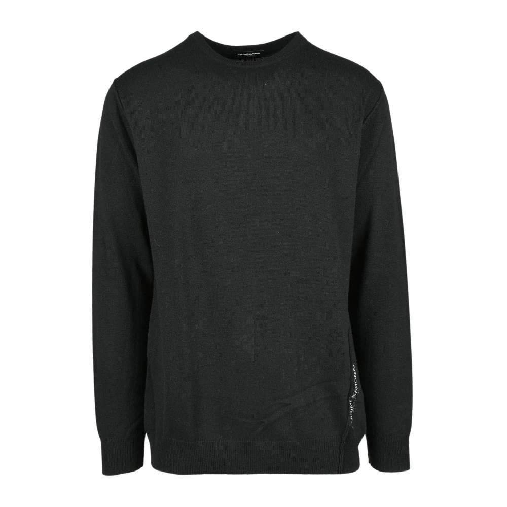 Costume National Moderne Zwarte Trui voor Heren Black Heren