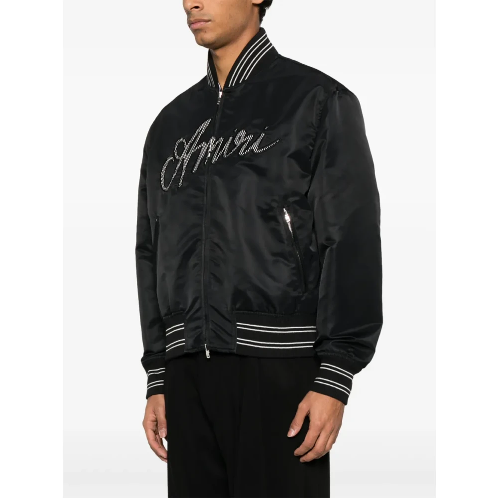 Amiri Script Bomberjack Black Heren