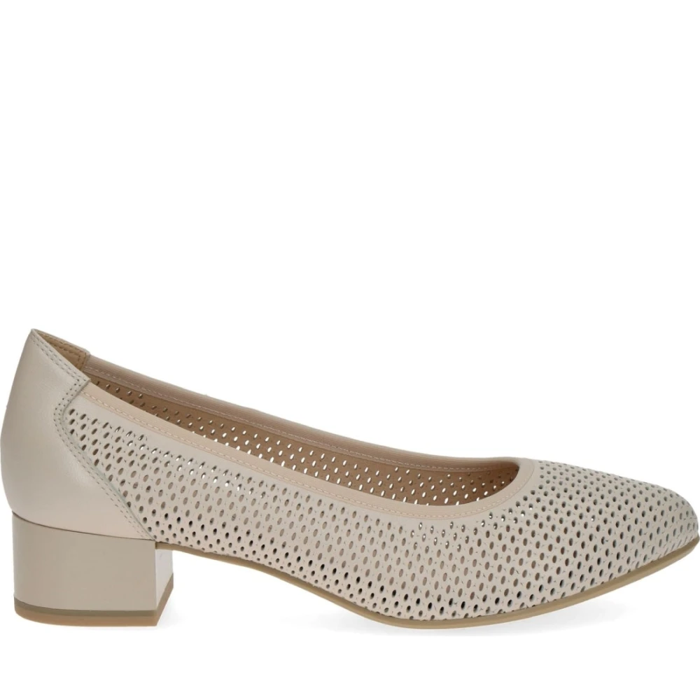 Caprice Women's Beige Pumps, 4 Uk, Elegant Business Shoes