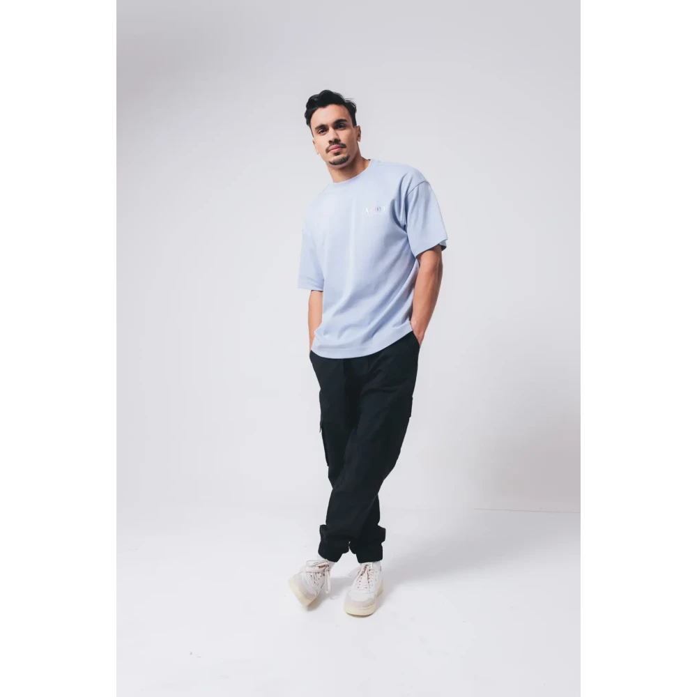 Aeden Blauwe Maïs T-shirt voor Mannen Blue Heren