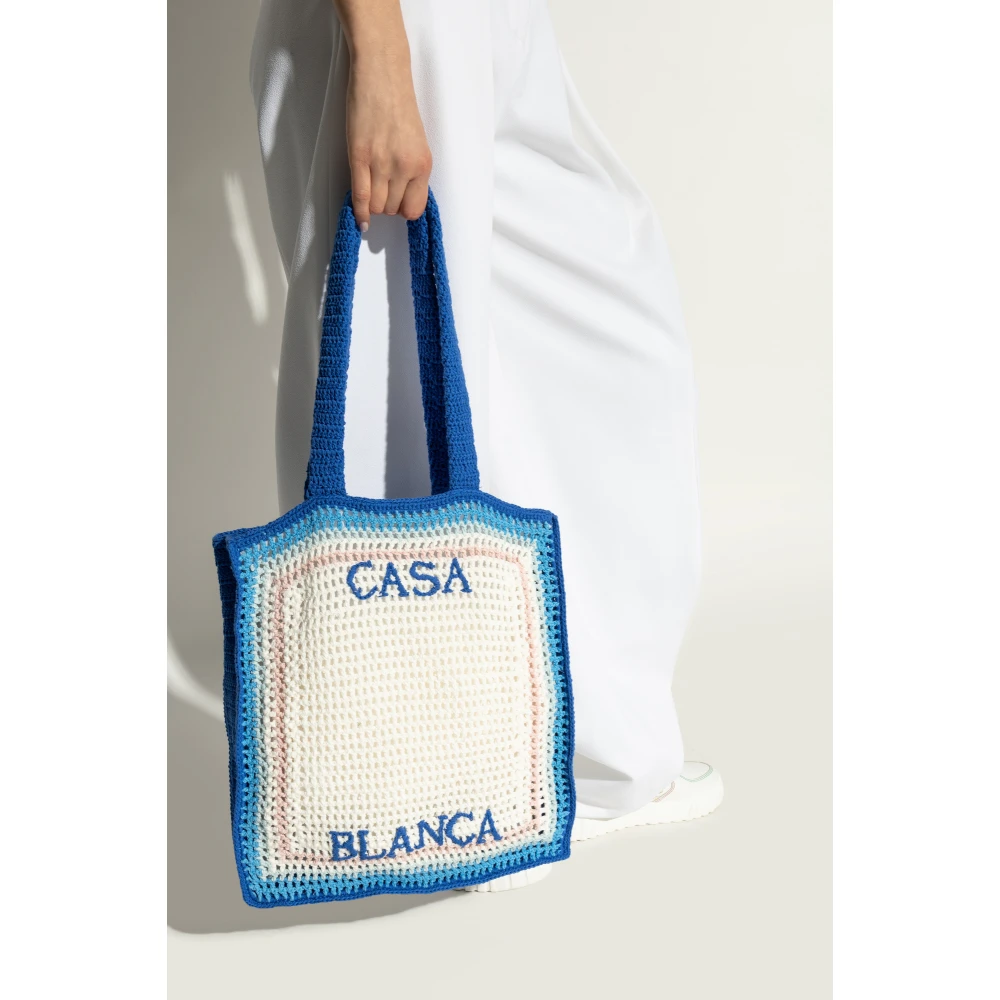 Casablanca boodschappentas White Unisex