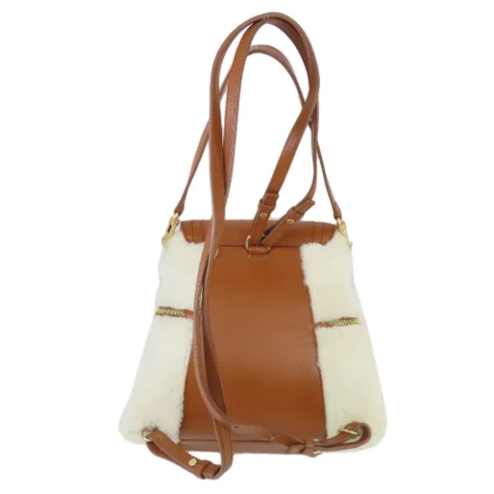 Chloé Pre-owned Leather backpacks Brown Dames