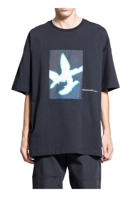 mork-blomst-print-oversized-t-shirt