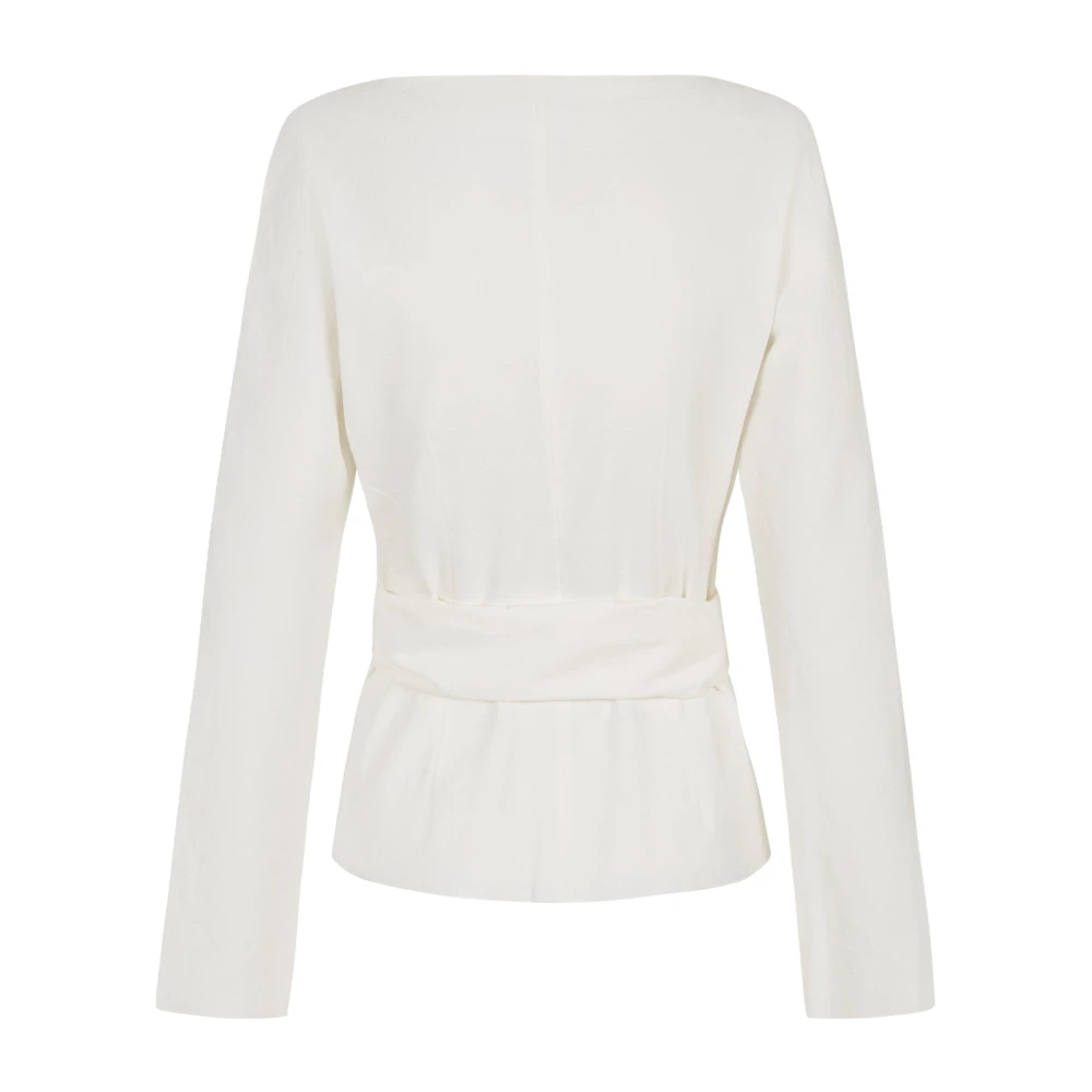 Cortana Kaars witte double-breasted jas White Dames