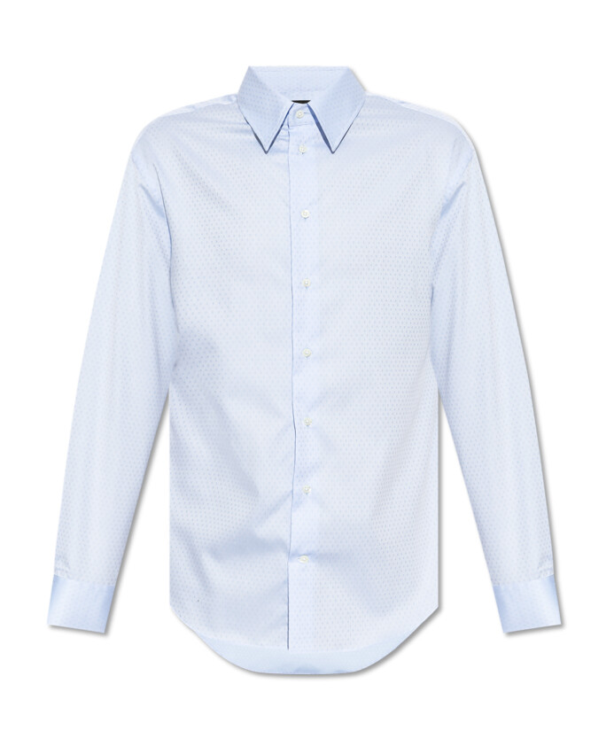 katoenen-overhemd-met-jacquardmotief