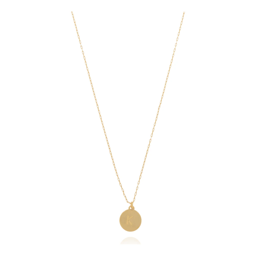 Kate Spade, Accessoarer, Dam, ONE Size, Halsband med 'K' hänge