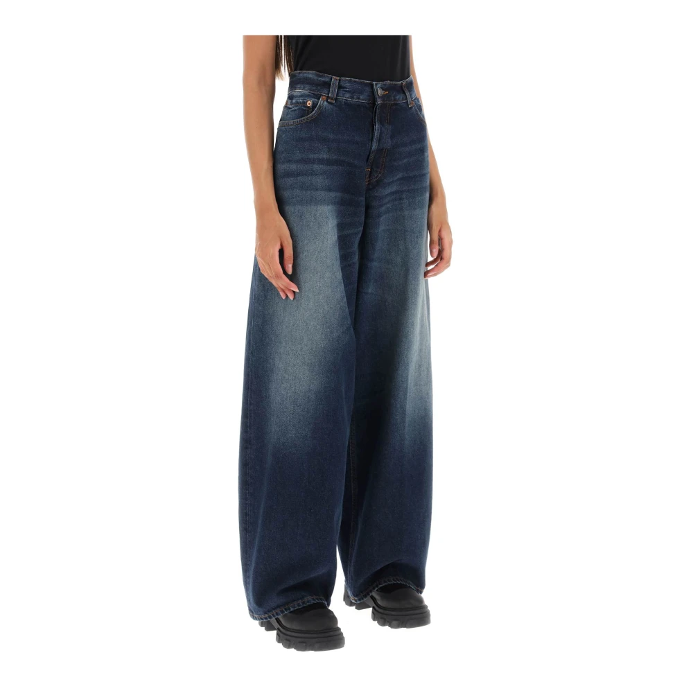 Haikure Bethany Baggy Jeans Blue Dames