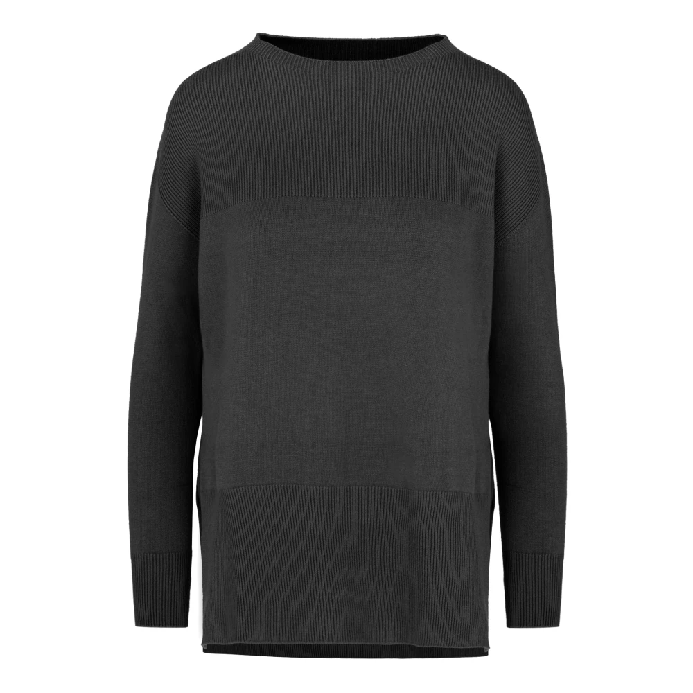 Bomboogie Mujer Negro - Camiseta De Cuello Redondo Sin Costuras - Knitwear - M