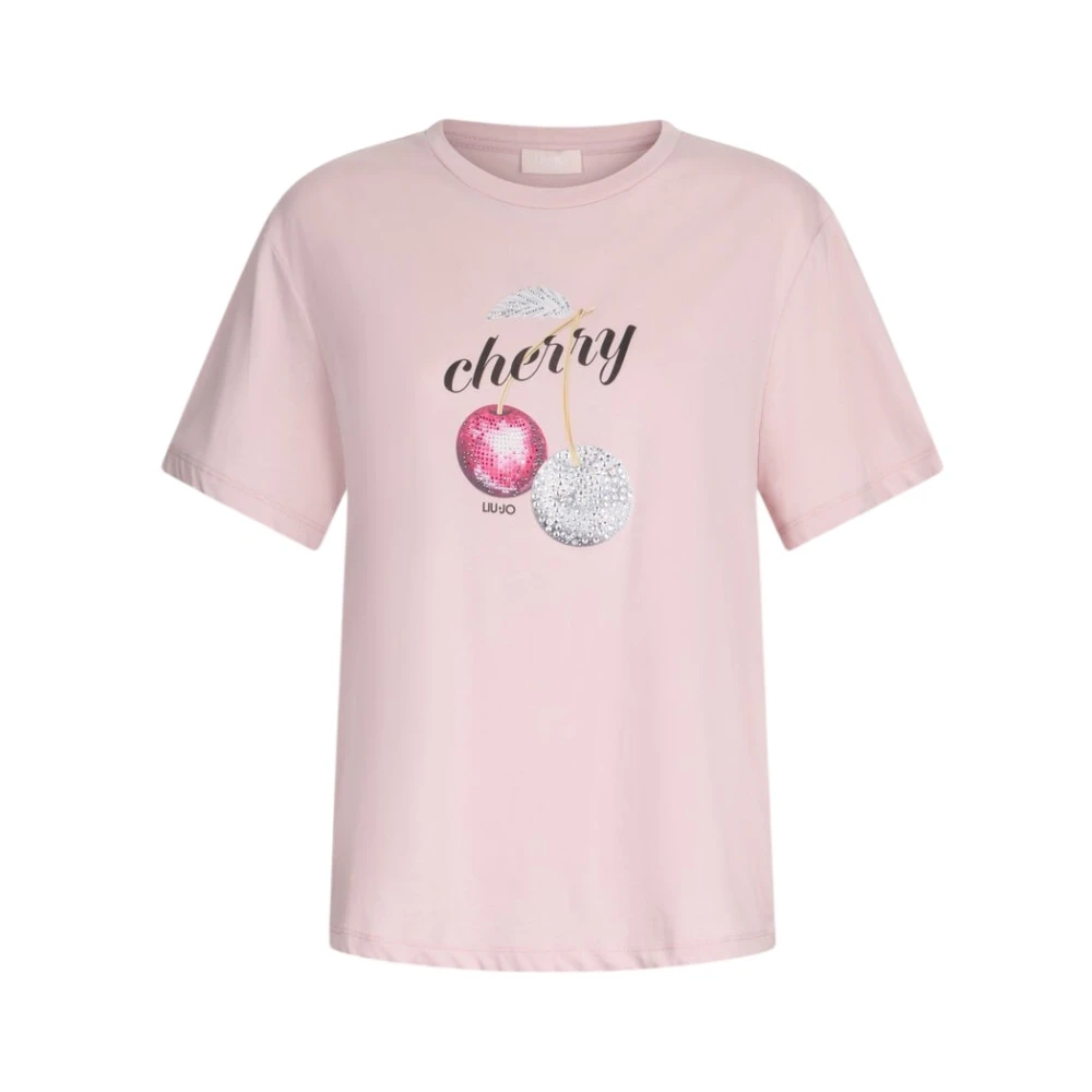 Liu Jo Women's Pink T-Shirts, L, T-Shirt